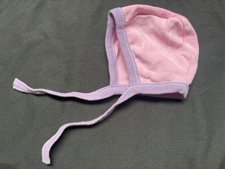 Süsses rosa Baby Mütze, Gr. 56/62