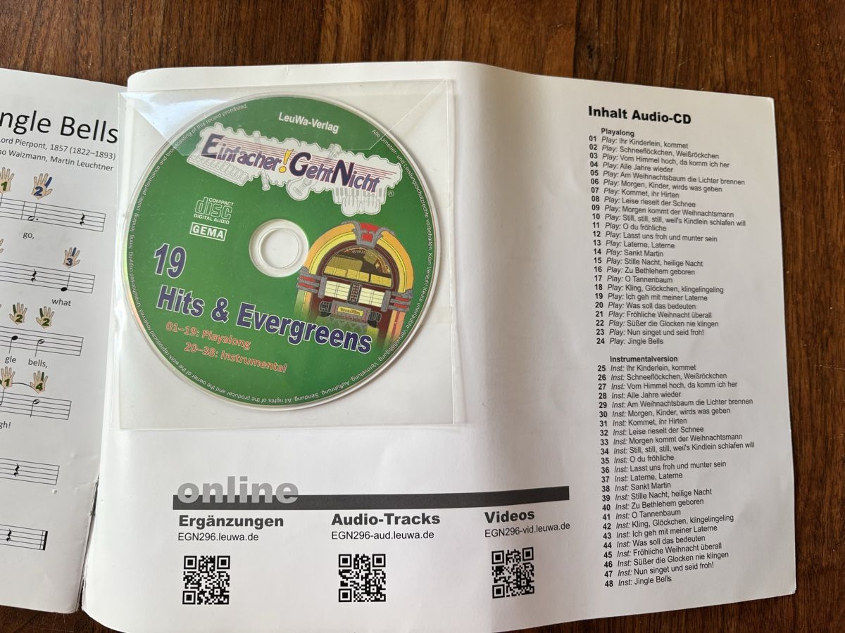 Libri: Klavier Notenheft Weihnachten mit CD – Usato da Zürich venduto da Sonnenschein12 1