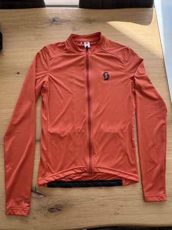 Maillot de cyclisme Scott manches longues orange neuf