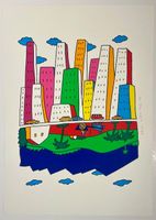 Troxler Niklaus - Stadt / Land '93 / Signiert 83/100