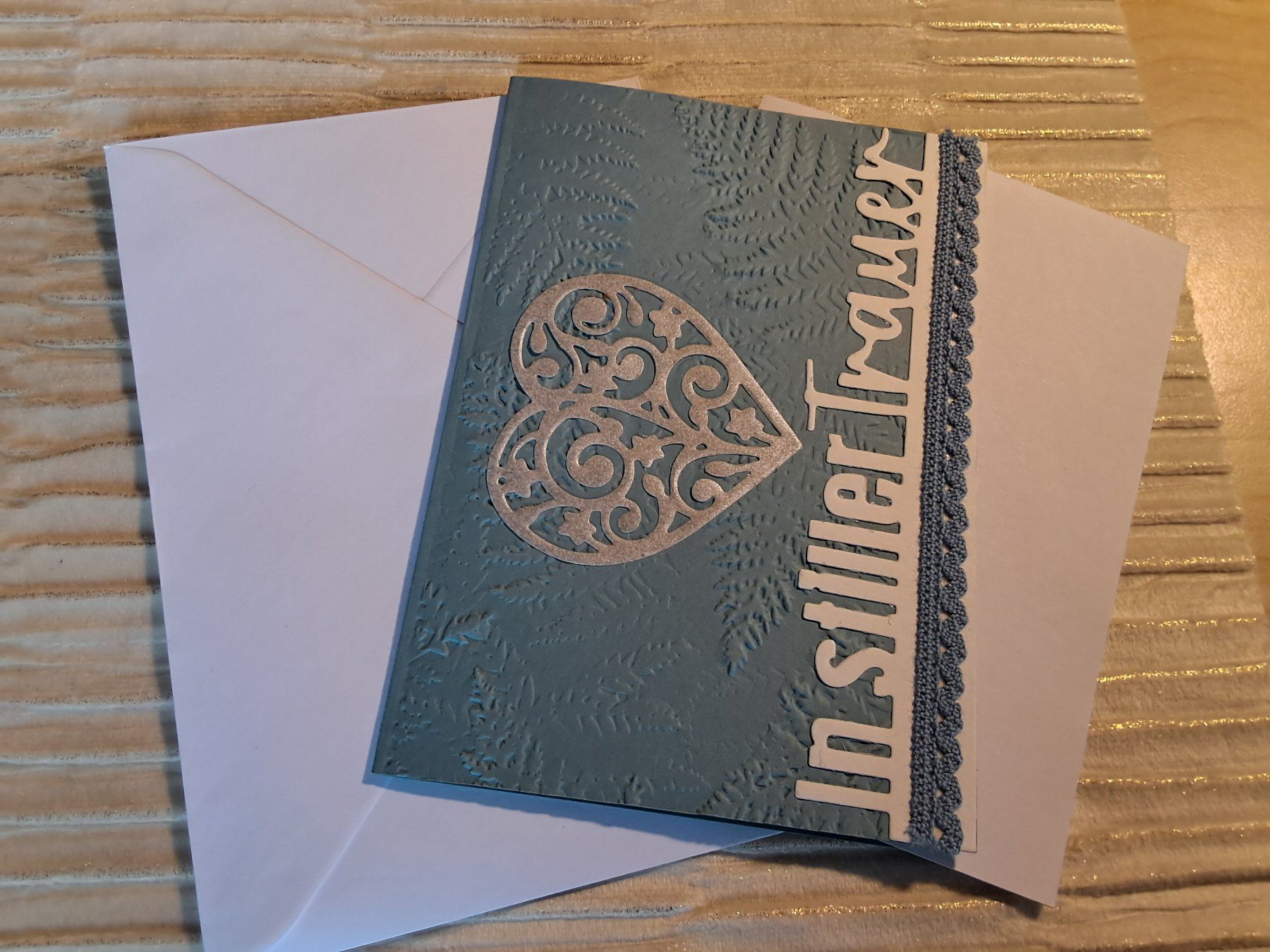 Cartoline: Trauerkarte mit Herz: "In stiller Trauer" A6 Format – Nuovo e nell'imballaggio originale da Rüegsbach venduto da hpl02 2