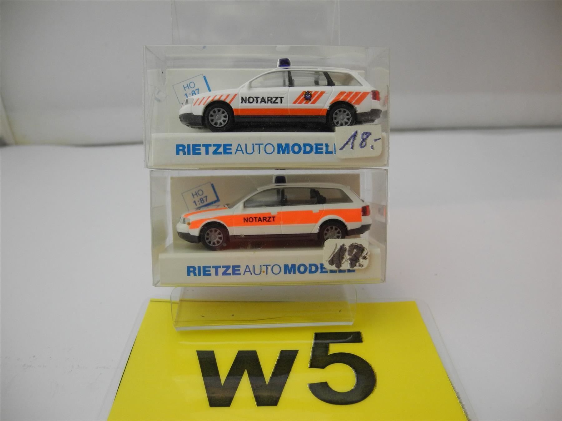 Rietze Modellini d'auto: 2 x Rietze 50674 u. 50931, Nr. w5 – Nuovo e nell'imballaggio originale da Kottwil venduto da Crazyrolf