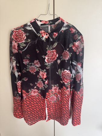 Bluse Guess M Rosenmuster 