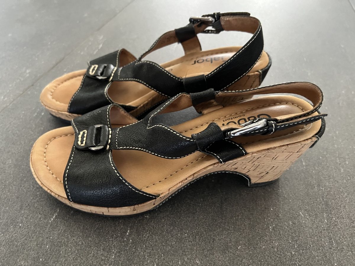 Gabor Scarpe da donna: Sandale mit Korkansatz Gabor Gr. 36 – Usato da Sirnach venduto da Mouse1973 3