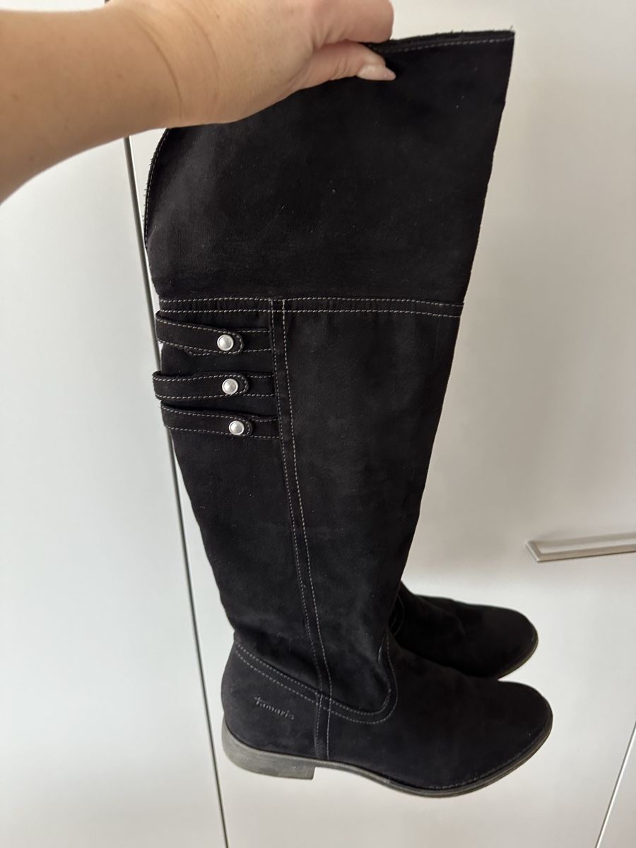 Tamaris Damenschuhe: Stiefel in Nubukleder Grösse 39 – Gebraucht aus Unterlangenegg von shakeschessi01