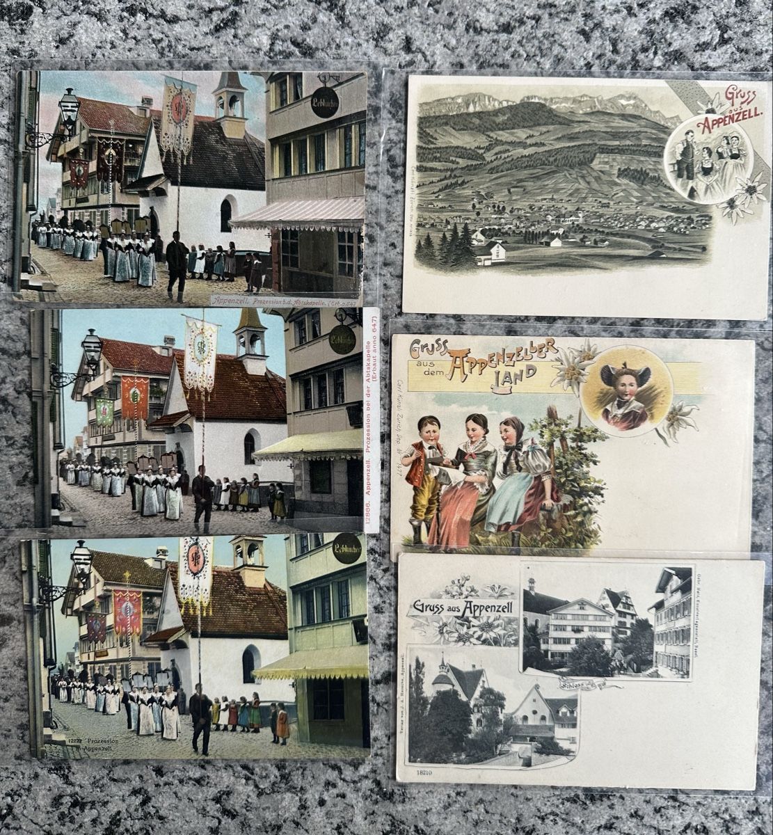 Cartes postales: Lot 6 Lithos Appenzell – D'occasion à Wettingen par Phibras
