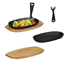 Servierpfanne Holzuntersetzer 2er Set