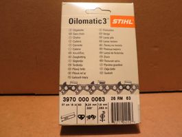 STIHL MOTOR-SÄGEKETTEN  NEU  26 RM .325" 1.6 mm 63 TREIBER