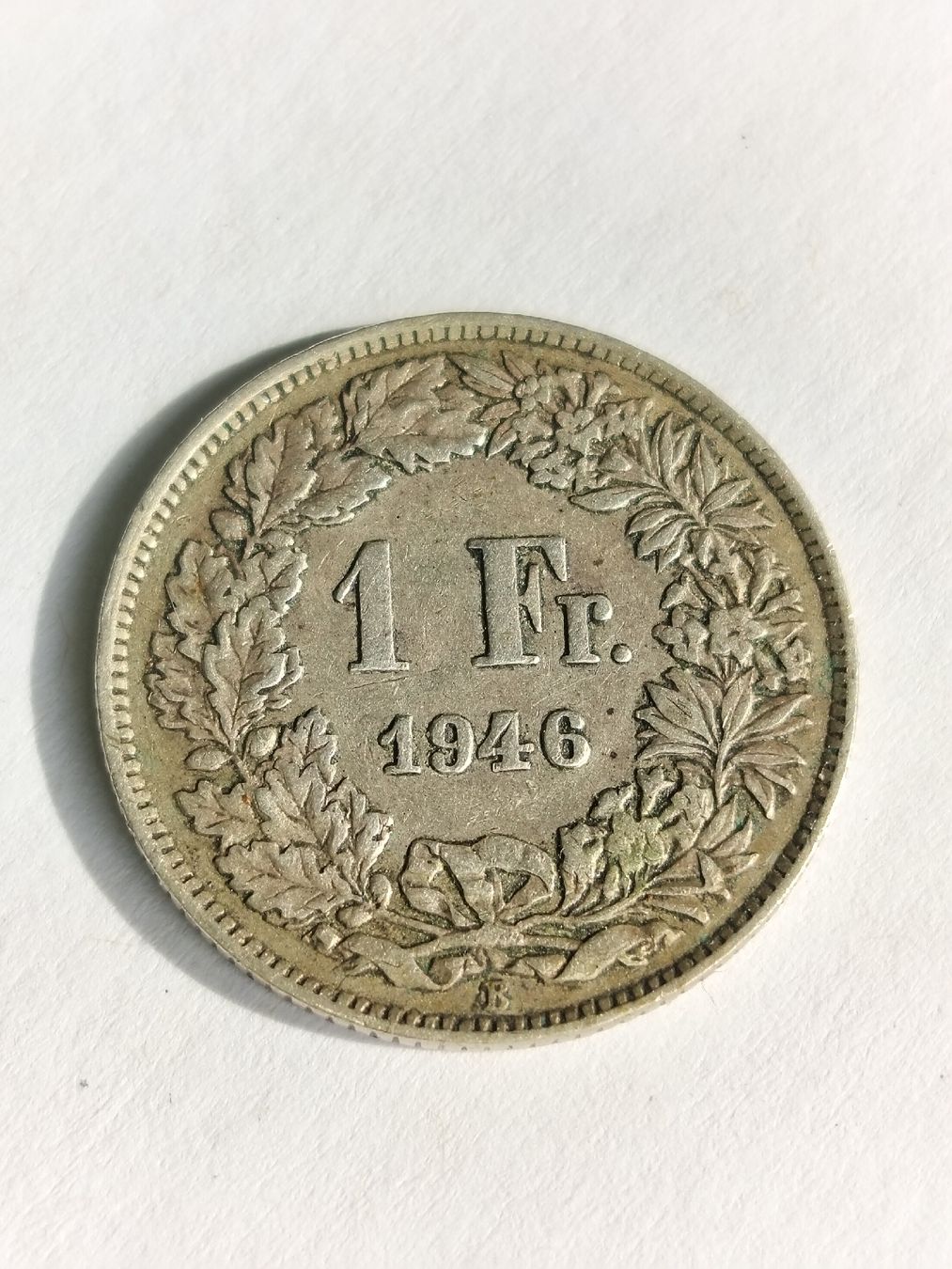Alle Münzen: Einfränkler 1946 – Gebraucht aus Bern von moppl_ 1