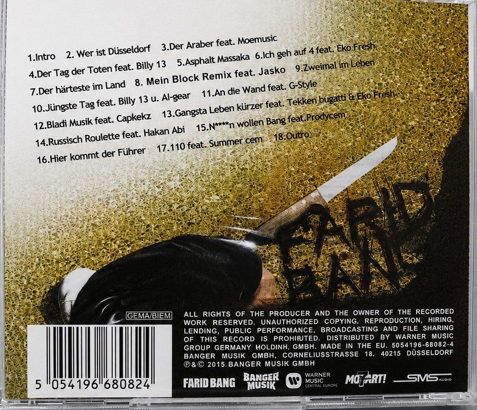 CDs: CD Farid Bang ""Asphalt Massaka, Nr. 101 – Neu und originalverpackt aus Kottwil von Crazyrolf 1