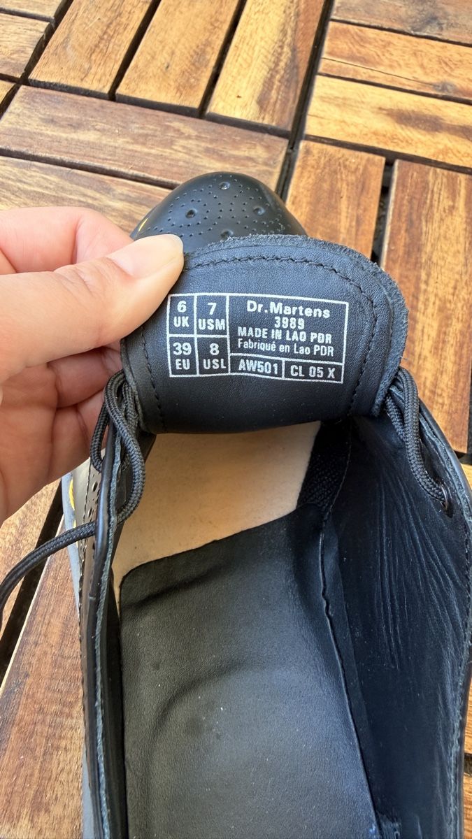Dr. Martens Scarpe da uomo: Dr. Martens 3989 Brogue schwarz Gr. 39 – Usato da Auw venduto da lili_jos 3