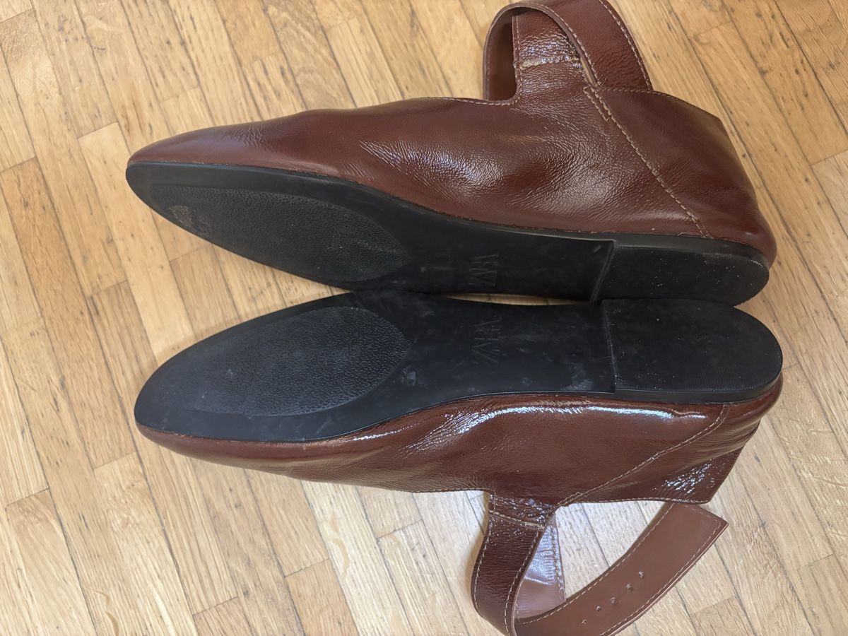 Zara Damenschuhe: Zara Leder Ballerinas Gr.38 – Gebraucht aus St. Gallen von heartbug 5