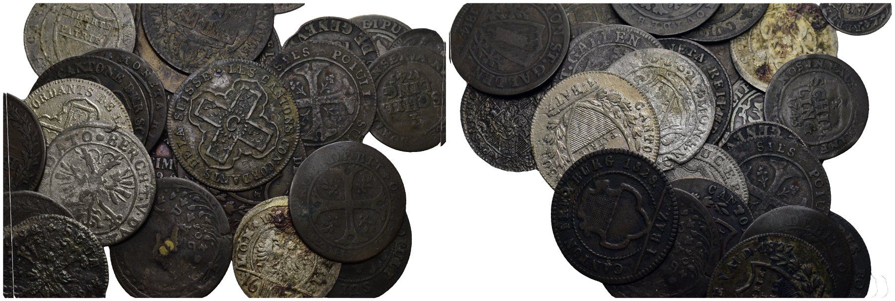 Alle Münzen: Kantonalmünzen Lot – Gebraucht aus Bern von numismatictops