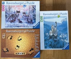 3 Ravensburger Puzzles