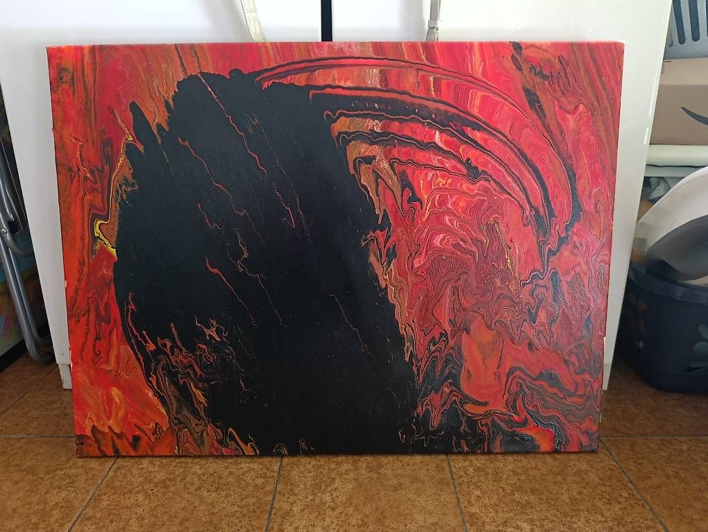 Foto & Immagini: Opera originale unica "IGNIS ABYSSUS" 60x80 – Usato da Bellinzona venduto da ARCAOS.ART 1