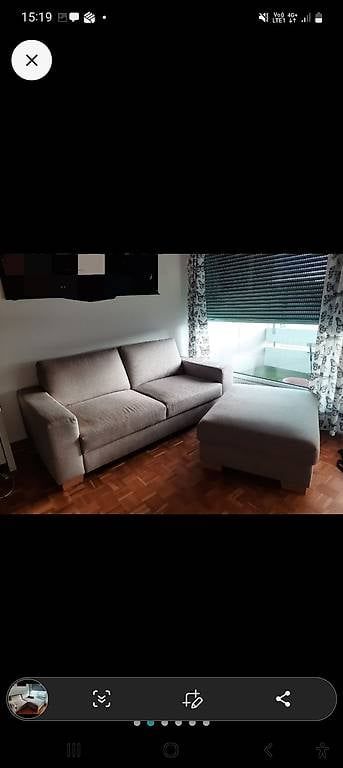 Sofas: IKEA Sörvallen 2er Sofa, mit Hocker, beige – Gebraucht aus Zuchwil von B0untyhunter