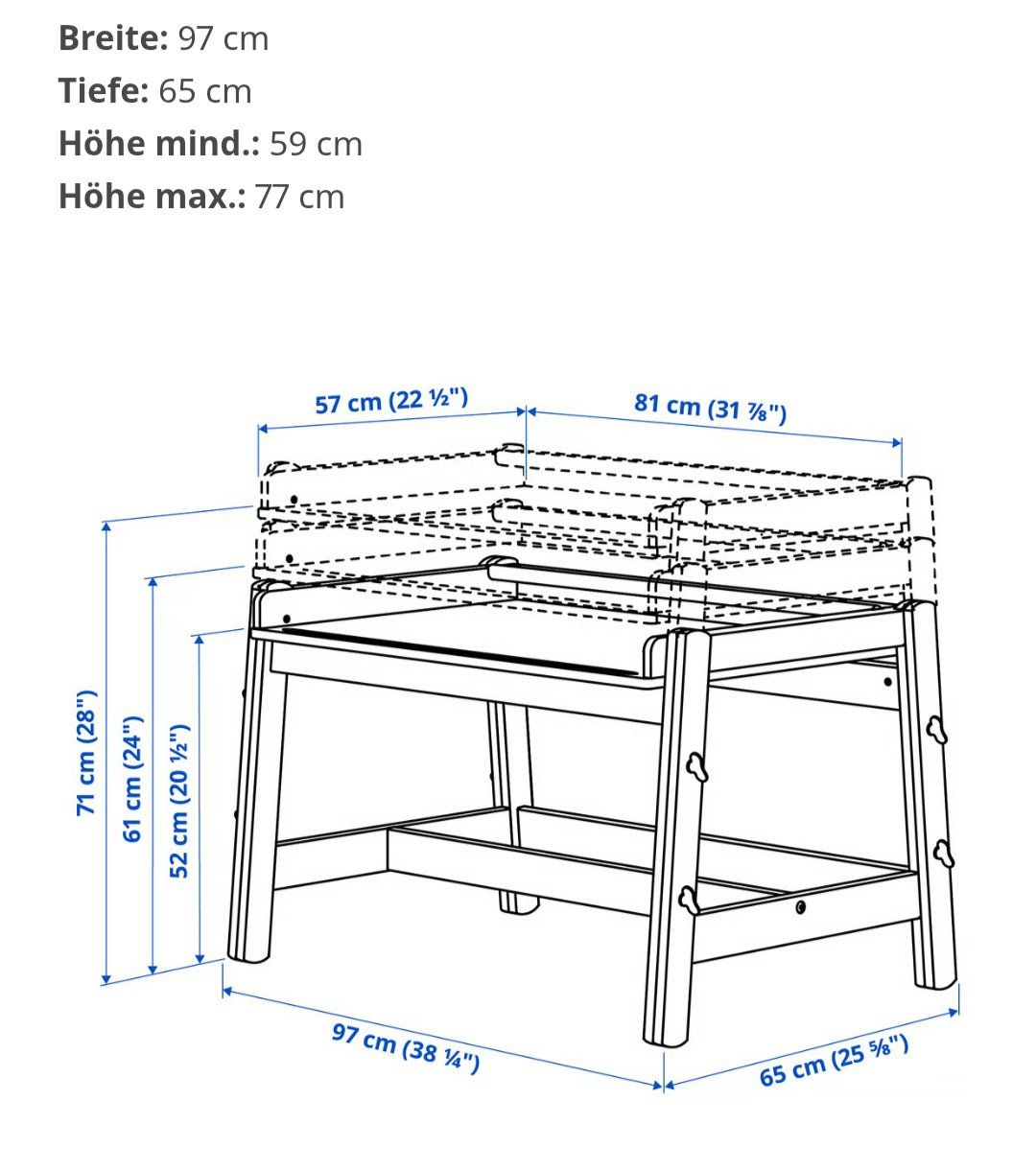 Ikea Scrivanie: Flisat Kinderschreibtisch – Nuovo (secondo la descrizione) da Dättwil AG venduto da dia_6cbv 1