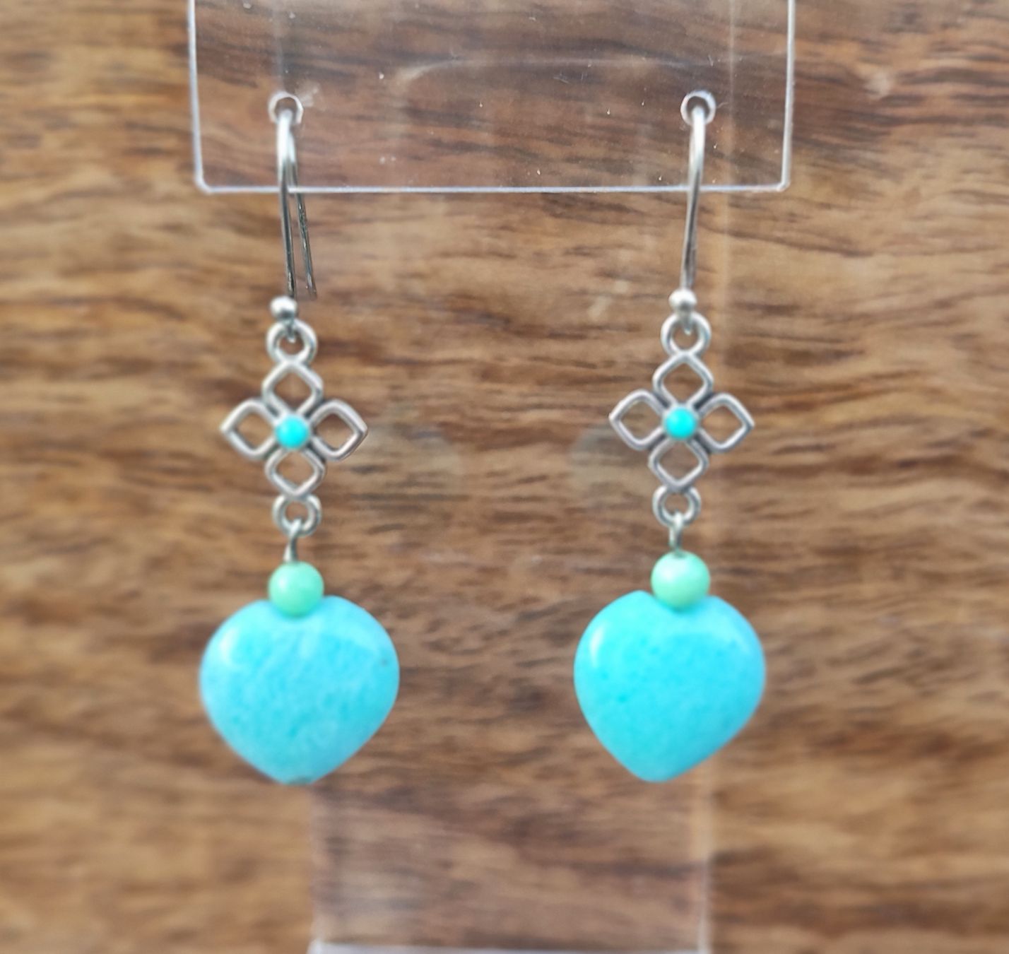 Orecchini pendenti & Orecchini a lobo: Boucles d'oreilles handemade, crochets en argent, amazonite – Nuovo (secondo la descrizione) da Chardonne venduto da ale_9pgq 1