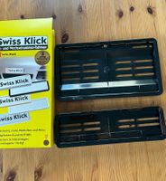 Swiss Klick Wechselschildhalter / schwarz neu