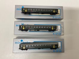 Minibahn drei 32621452 SBB, Personenwagen, Top Zustand, OVP
