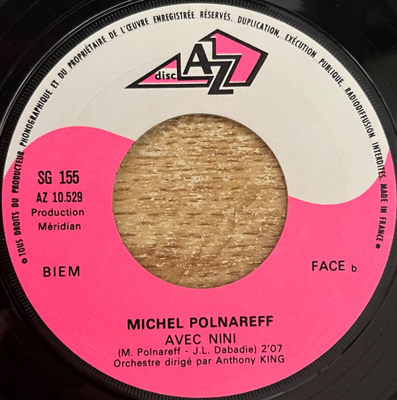 Vinyles: MICHEL POLNAREFF - UN TRAIN CE SOIR – D'occasion à Bussigny par vinyl-pas-cher 3
