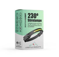 Stirnlampe COB LED superhell mit Sensor 🔥 GRATIS VERSAND!
