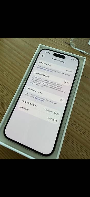 Telefoni cellulari / Smartphones: iPhone 15pro, white Titanium 256GB, OVP – Usato da Horw venduto da dav_xkw9 4