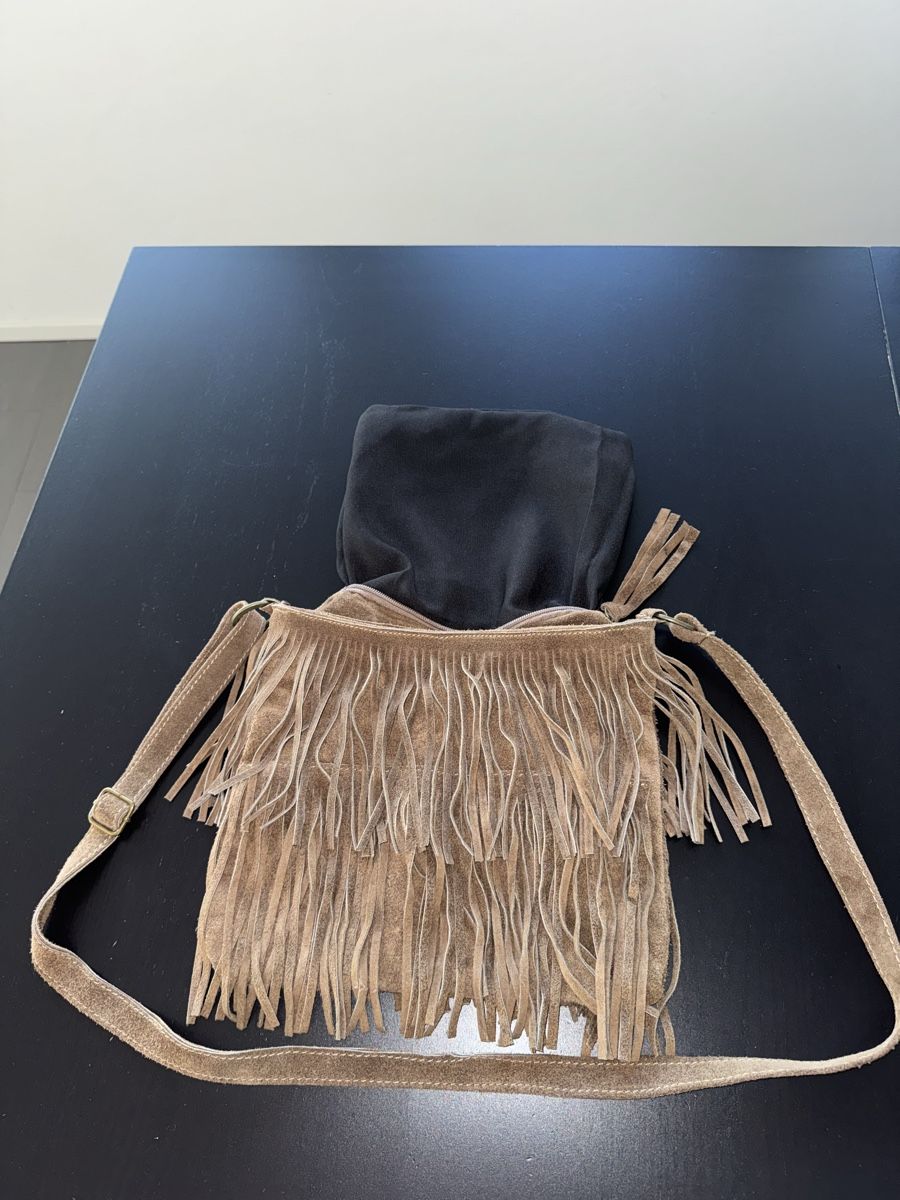 Borse da donna: Wildleder Fransen Tasche, beige, Top Zustand – Nuovo (secondo la descrizione) da Zürich venduto da Jen10 6