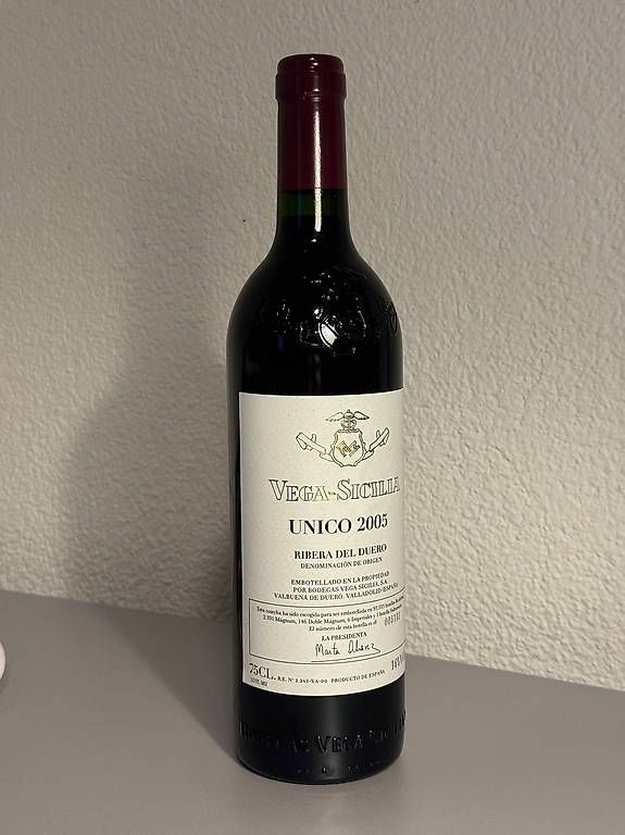 Vino: Vega Sicilia Unico 2005 – Usato da Baar venduto da UMACULINU