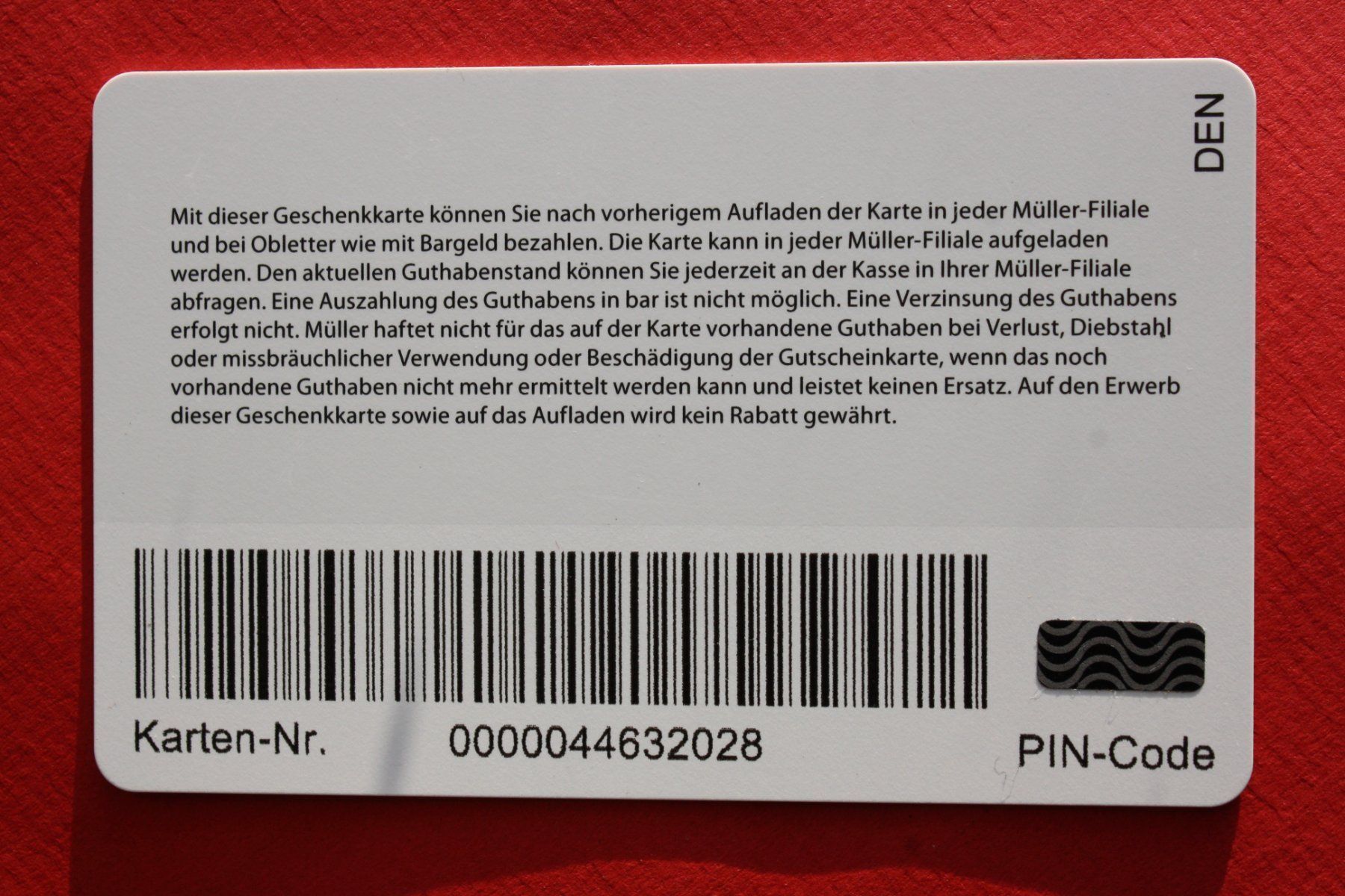 Cartes: geschenkkarte – D'occasion à Laupen BE par Gufi57 1