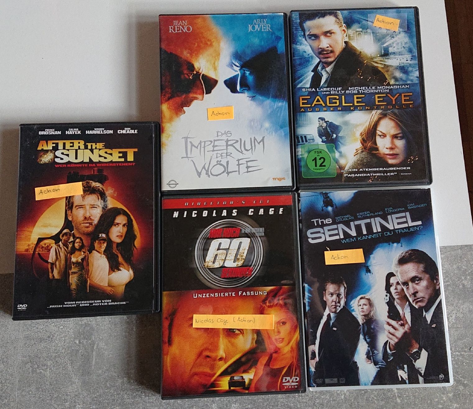 Tutti i DVDs: 5er DVD-Set Action 2005-2009 – Usato da Stäfa venduto da Sandy087