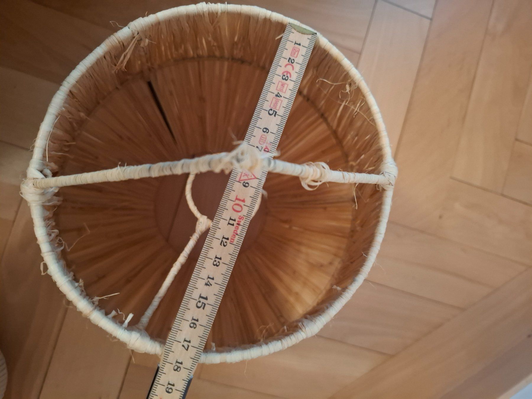 Paralumi: Handgefertigter Raffia Lampenschirm | Boho – Nuovo (secondo la descrizione) da Luzern venduto da tutti-i-venti 3