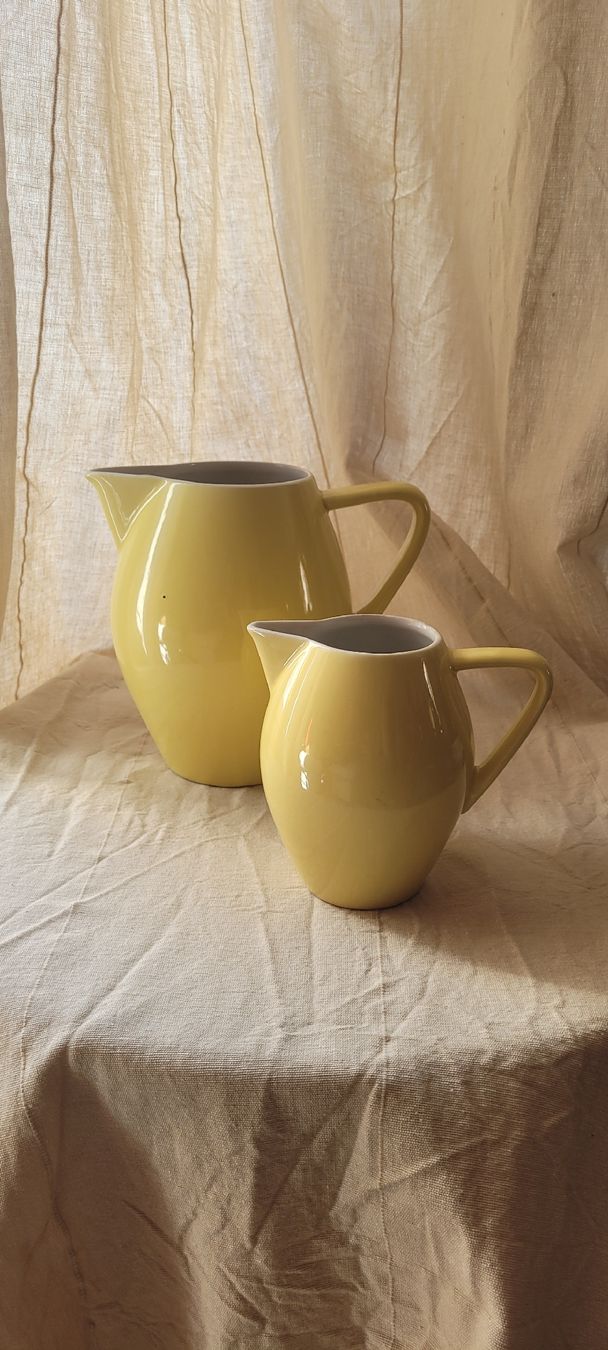 Rössler Karaffen: Pots Rössler vintage jaune - 2 pièces – Gebraucht aus Vevey von lba_dd82 1
