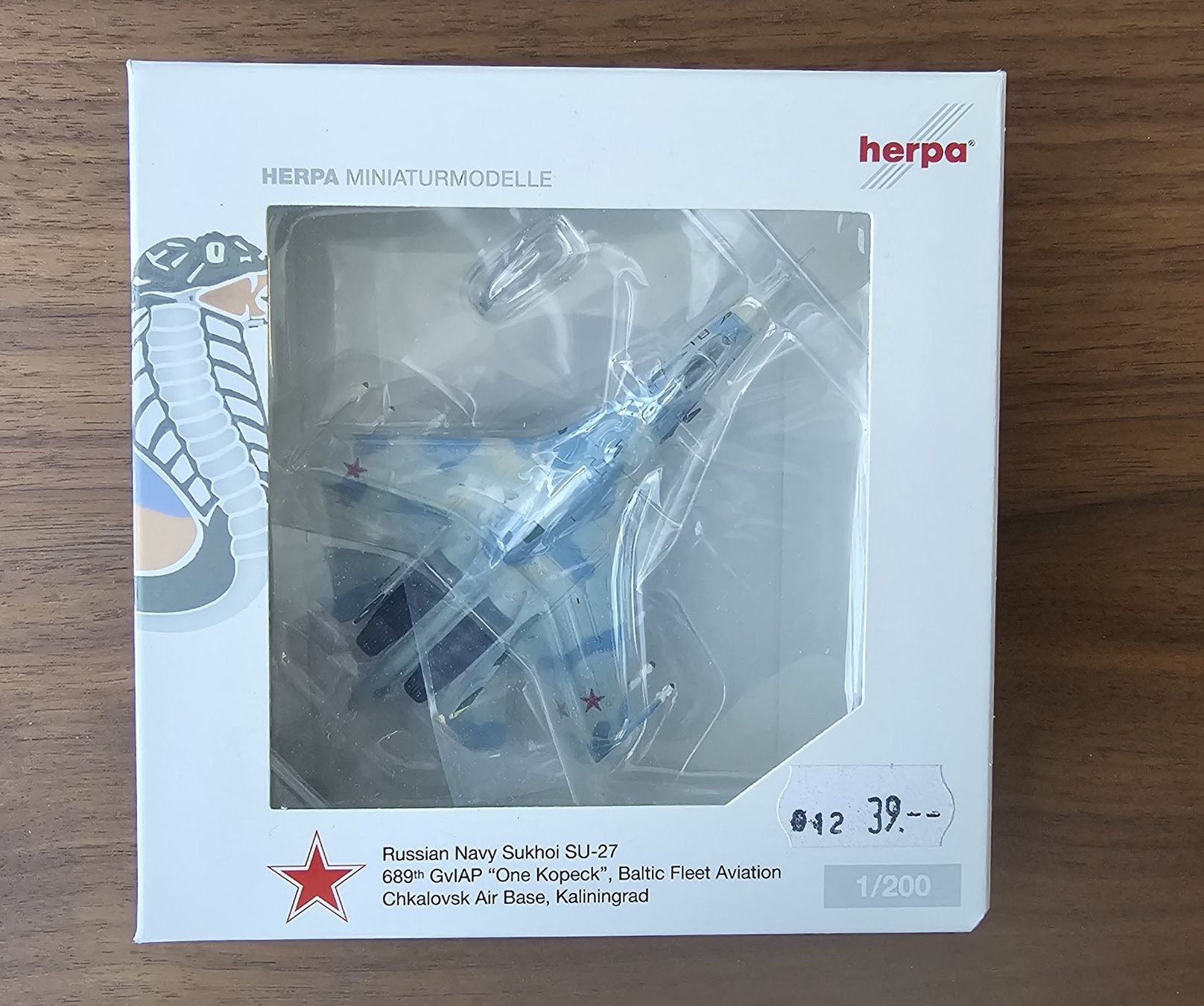 Herpa Modellbausätze & Standmodelle: Russian Navy Sukhoi SU-27 – Neu und originalverpackt aus Zürich von x24CBR1000 2