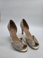 Escarpins Bobbies pailletés dorés/champagne – Neufs – T. 37