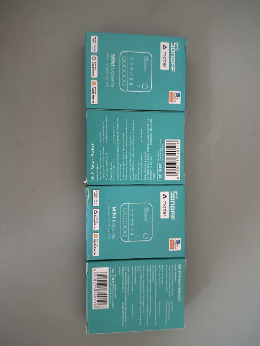 Sonoff Interruttori: Sonoff Mini Extrem wifi matter Smart Switch 4 Stück – Nuovo e nell'imballaggio originale da Zürich venduto da Ki_wi 1