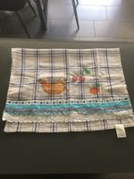 Früchte Geschirrtuch mit Spitze, sommerlich