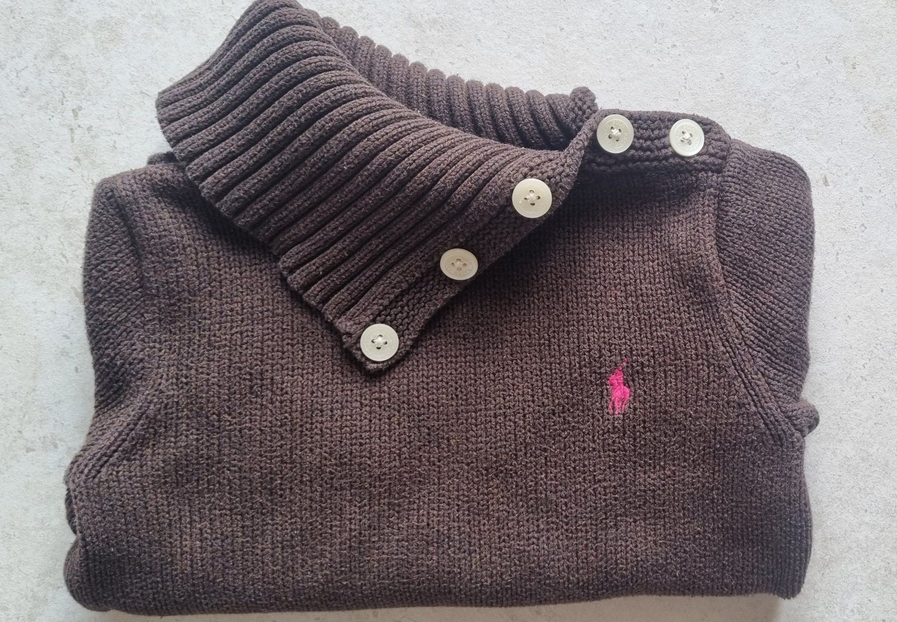 Ralph Lauren Maglioni & Felpe: Ralph Lauren Rollkragenpullover braun Gr.104 – Usato da Champlan venduto da acr_kkd5 1