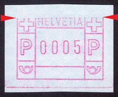 ATM 3_Abart «FEHLENDE OBERLINIE» ! **_Kat.-Wert CHF 24.00 !