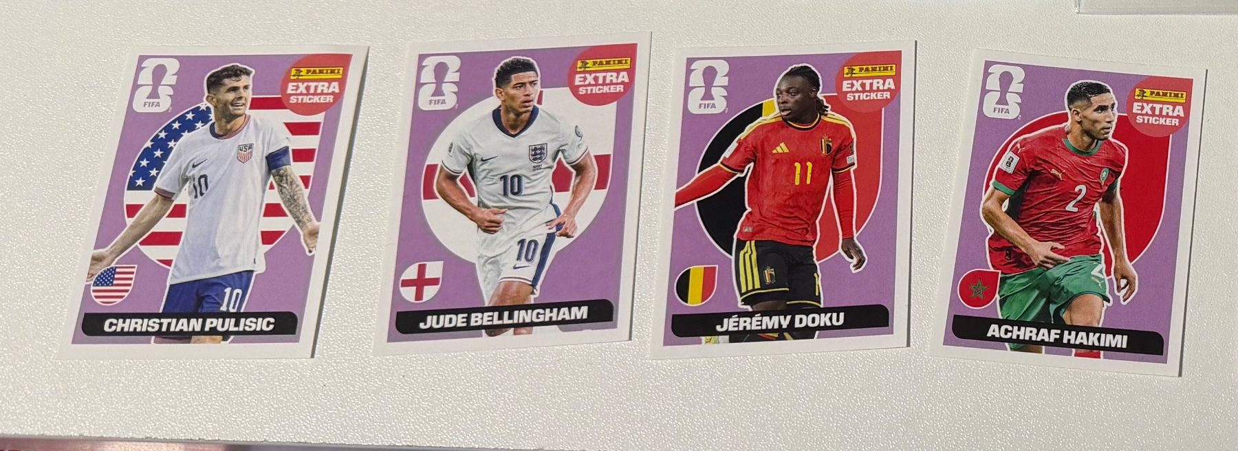 Panini Carte collezionabili: Panini Extra Sticker: Pulisic, Bellingham, Doku, Hakimi.. – Usato da Reiden venduto da CDowner