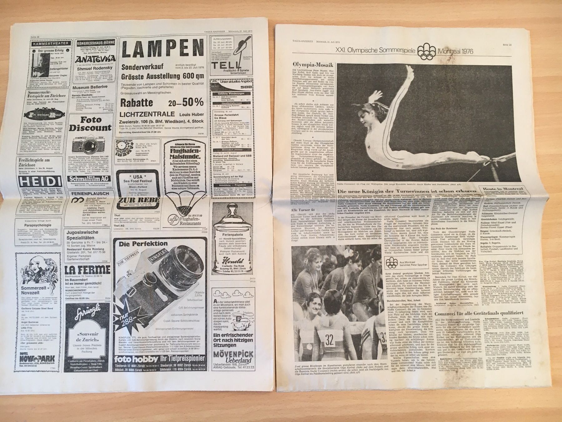 Zeitschriften & Magazine: Tagesanzeiger vom 21. Juli 1976 – Gebraucht aus Luzern von Jiggy_8898 6