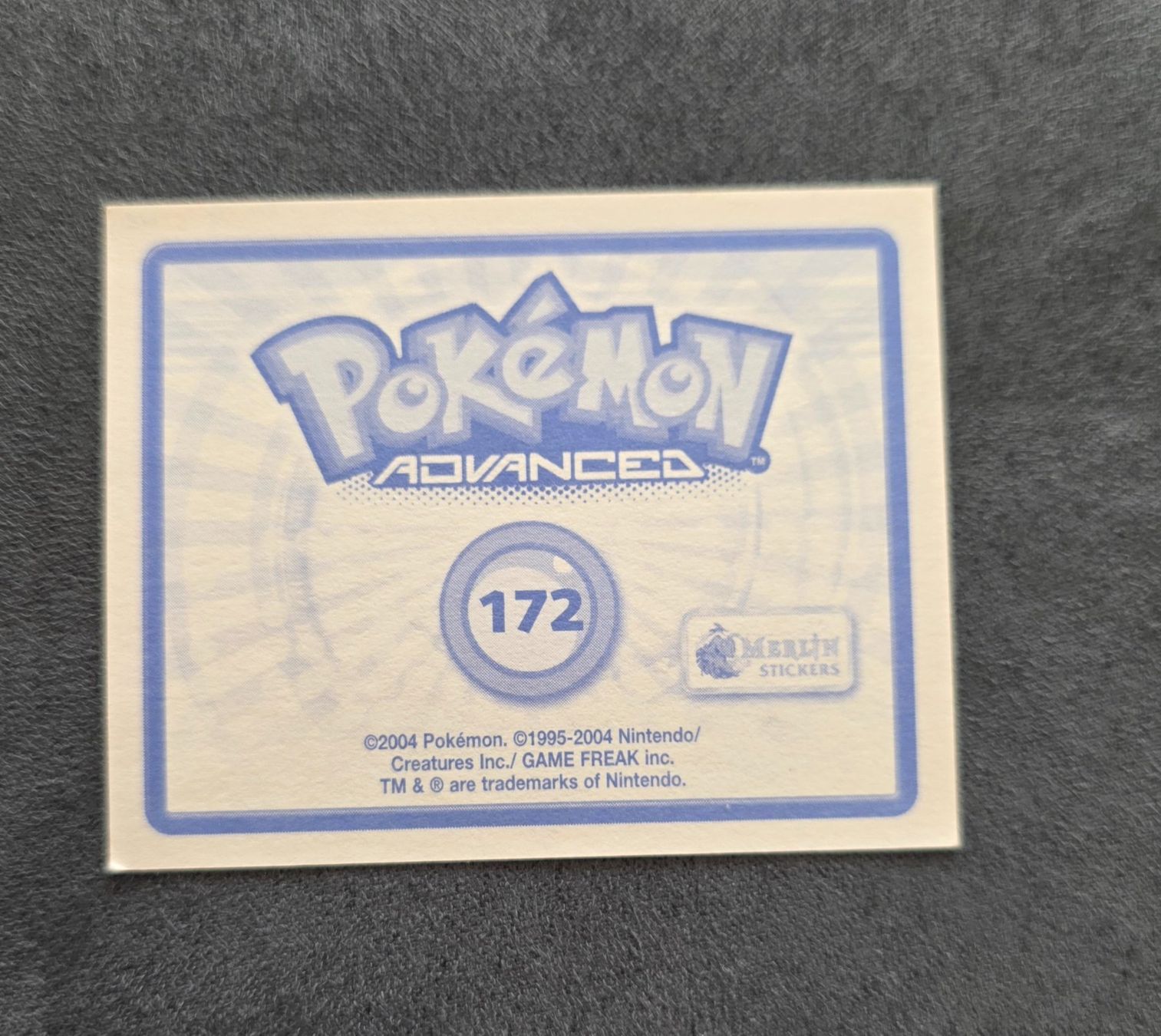 Pokémon Carte collezionabili: Pokémon Advanced Merlin Sticker Topps selten – Nuovo (secondo la descrizione) da Roggwil BE venduto da S_Cards 1