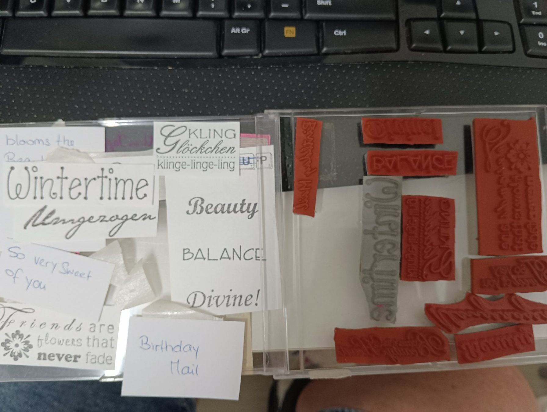 Stempel: Sprüche Stempel #9 – Gebraucht aus Würenlingen von Striga