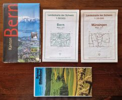 Konvolut Landeskarten Bern und Umgebung  -  anschauen!