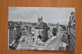 AK Lausanne Eglise et Place Francois VD