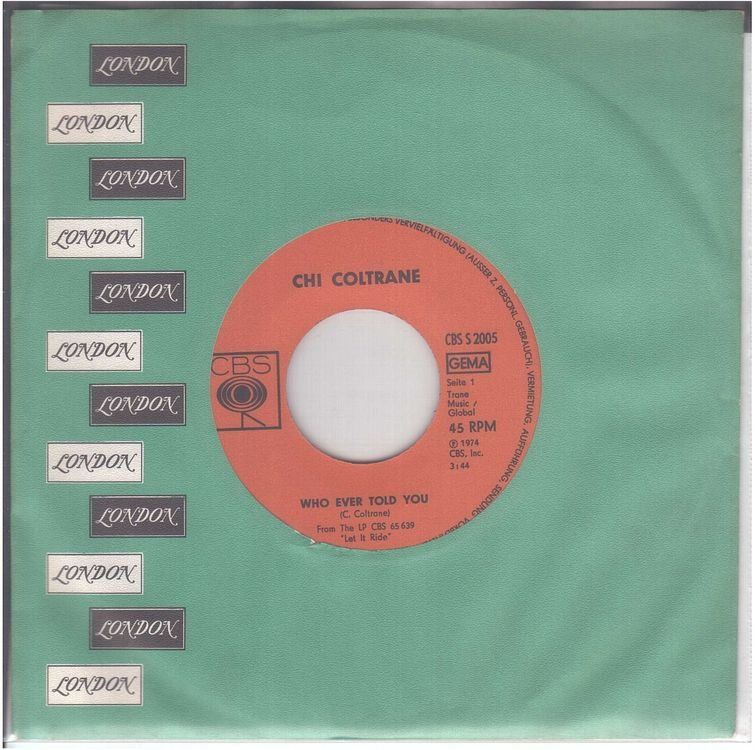 Dischi in vinile: Chi Coltrane  --- Who ever told you  Single7 – Usato da Rheinau venduto da thespecials