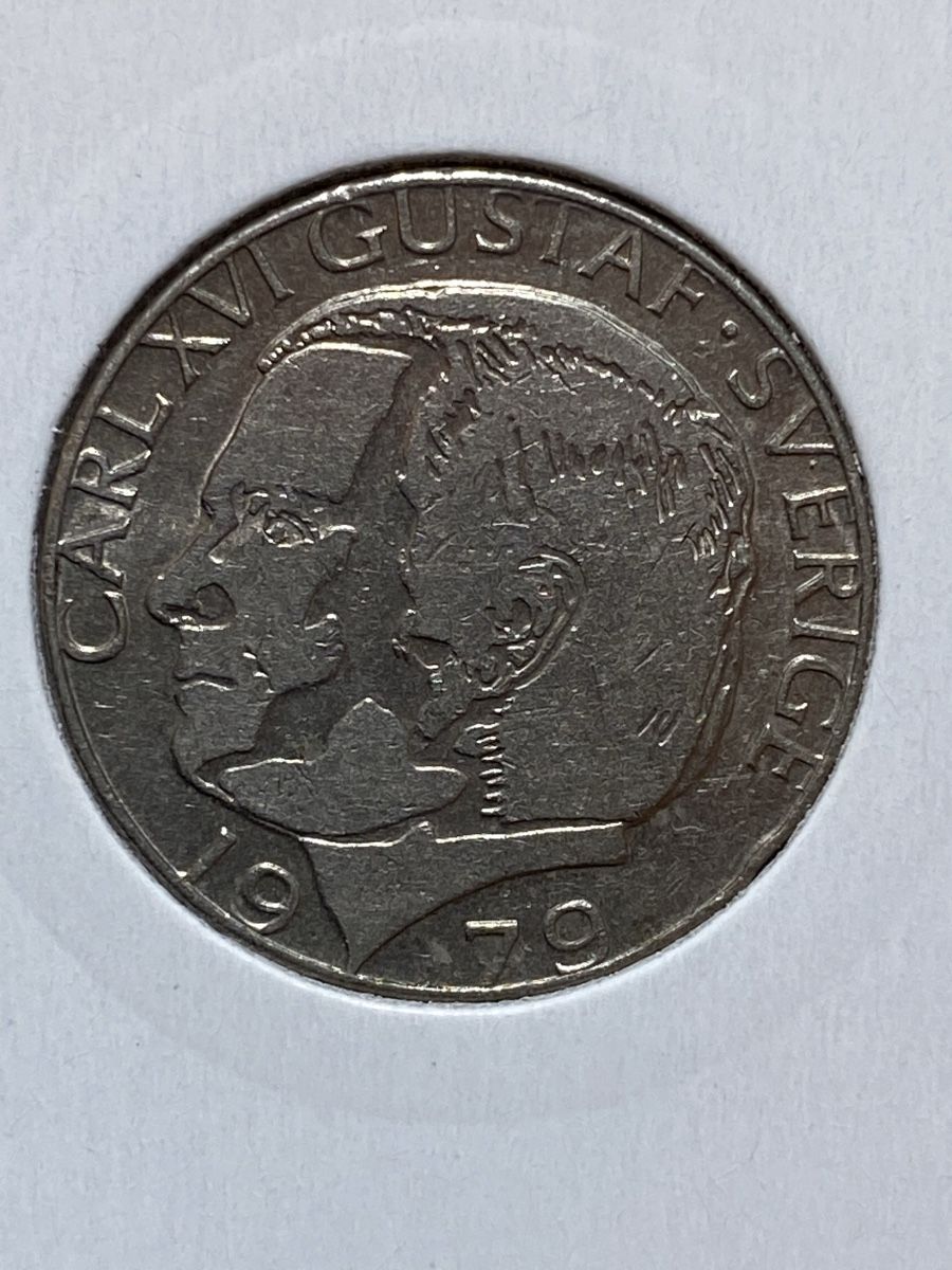 Tutti le monete: Suède - 1 couronne - 1979 – Usato da Payerne venduto da Mike1682 1