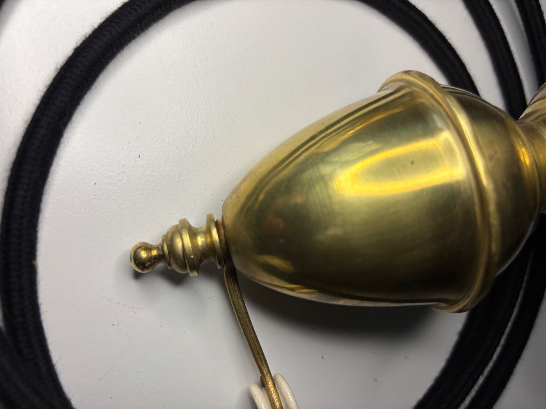 Lampade: Zugpendellampe, alt, Messing – Usato da Niederurnen venduto da Guste 3