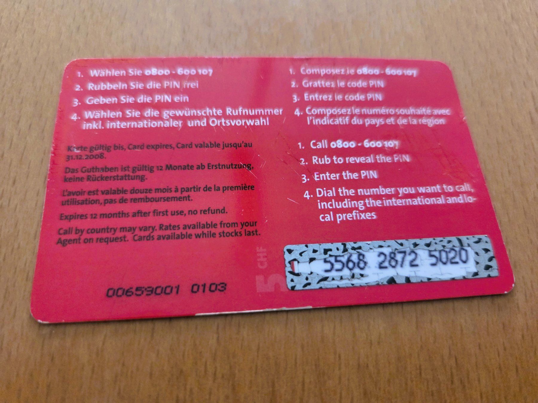 Cartes de téléphone: PREPAID - SCHWEIZ – D'occasion à Brüttisellen par Nighttrain 1