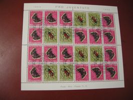 1953 PRO JUVENTUTE JOZ41 ET-SONDERSTEMPEL KEHRDRUCK SBK 1500